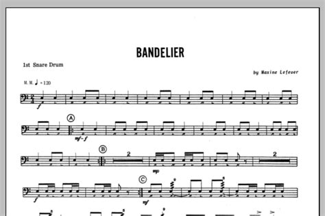 Bandelier - 1st Snare Drum